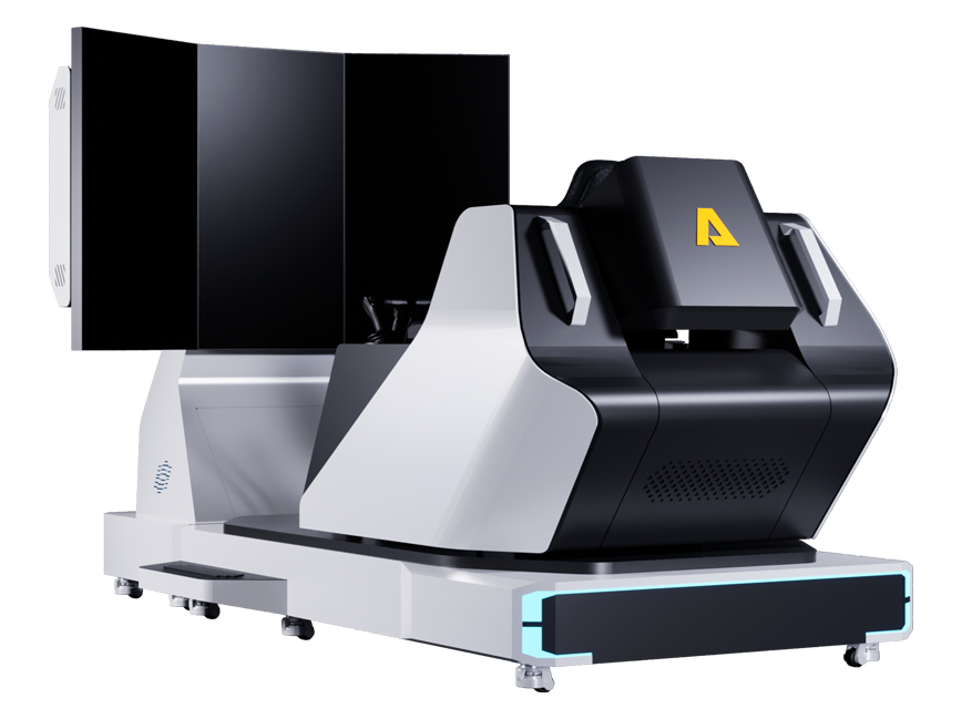 三屏拼接多功能駕駛座艙